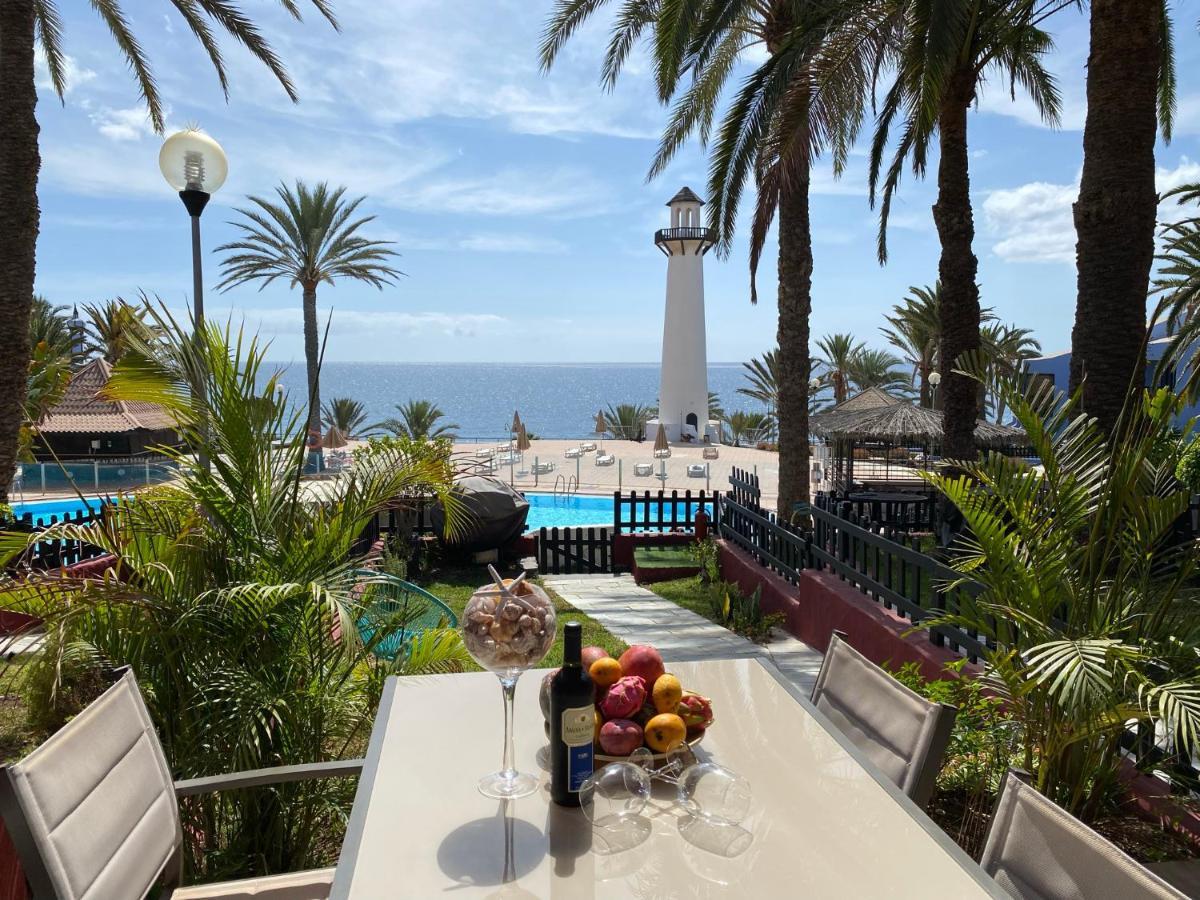 First Beachline Deluxe With Garden And Terrasse In Sun Club San Bartolome de Tirajana  Exterior photo
